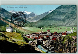 Delcampe - 6490 Andermatt 1912 Gebrauchsspuren Gotthardstrasse - 10302525 - Andermatt