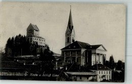 Delcampe - 8610 Uster 1919 Foto AK Kirche Schloss - 38025192 - Uster