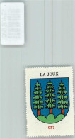 Delcampe - 1697 La Joux FR - Vignette Wappen Kaffee Hag Ca 1920-1940 Tannenbaum - 10408682 - Other & Unclassified