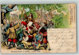 Delcampe - 4950 Huttwil Lithographie 1903 Bundesschwur 1653 Reinertrag Zu Gunsten E... - 13112869 - Huttwil