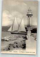 Delcampe - 1200 Genève Genf - Leuchtturm Segelschiff Einfahrt Hafen - 39695037 - Genève