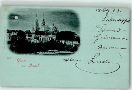 Delcampe - 4000 Basel Bâle 1897 Mondschein Münster - 39403462 - Basel