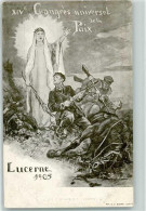 Delcampe - 6000 Luzern Lucerne 1905 Künstlerkarte XIV Congres Universel De La Paix ... - 13900635 - Luzern