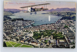 Delcampe - 1200 Genève Genf - Doppeldecker Flugzeug, Gesamtansicht - 50616294 - Genève