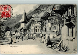 Delcampe - 3860 Meiringen 1912 - Kirche Dorfleben - 10607775 - Meiringen