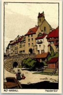 Delcampe - 5000 Aarau Künstlersteindruck Haldentoor - 13306117 - Aarau