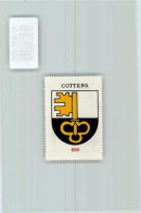 Delcampe - 1741 Cottens FR - Vignette Wappen Kaffee Hag 1920-1940 Schlüssel - 10406955 - Other & Unclassified