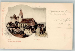 Delcampe - 3600 Thun 1899 Foto AK Schloss Kirche - 38024338 - Thun