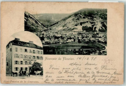 Delcampe - 2114 Fleurier 1898 - Hotel Pension De La Couronne - 13442715 - Fleurier