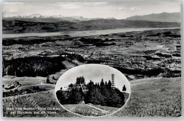 Delcampe - 8340 Hinwil - Restaurant Bachtel-Kulm, Blick Auf Zürichsee Und Alpen - 51282541 - Hinwil