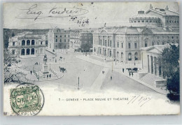 Delcampe - 1200 Genève Genf - Place Neuve, Theater, Denkmal AKU2 - 50574008 - Genève
