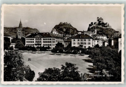 Delcampe - 1950 Sion Sitten Foto AK Courbillon Valere - 39698313 - Sion