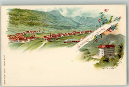 Delcampe - 1337 Vallorbe Lithographie Grand Hotel - 13582336 - Vallorbe