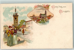 Delcampe - 4000 Basel Bâle 1904 Gebrauchsspuren Lithographie Gebr. Künzli Zürich De... - 13914245 - Basel