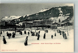 Delcampe - 3818 Grindelwald Winter Hotel Grand Eiger Eisfeld - 38193887 - Grindelwald