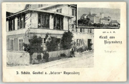 Delcampe - 8158 Regensberg 1907 Foto AK Gasthaus Zum Löwen - 13666368 - Regensberg