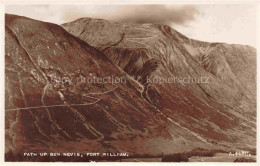 Delcampe - Fort William Lochaber Scotland UK Ben-Nevis Bergpfad Wanderweg Gebirgspanorama - Sonstige & Ohne Zuordnung