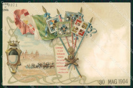 Delcampe - Militari 14° Reggimento Artiglieria 371/1800 Cartolina XB6180 - Regimente