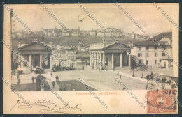 Delcampe - Bergamo Città Edicola PIEGHINE Cartolina LQ3918 - Bergamo