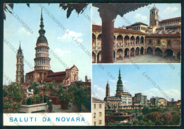Delcampe - Novara Città Saluti Da Foto FG Cartolina ZK2155 - Novara