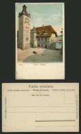 Delcampe - Switzerland Old Colour Postcard LUCERNE Town Hall Clock - Non Classés