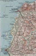 Delcampe - # TRAPANI:  - Cartina Del Suo Territorio - - Trapani