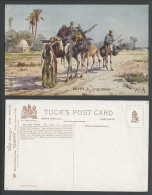 Delcampe - Egypt Old Tuck's Oilette Postcard An Arab Family Camel Donkey H.A. Artist Signed - Sonstige & Ohne Zuordnung