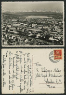 Delcampe - Switzerland 1934 Old Postcard ZUERICH And ALPS Panorama - Non Classés