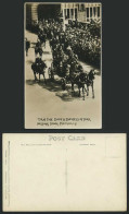 Delcampe - T.R.H The Duke & Duchess Of York Passing Down Piccadilly Old Real Photo Postcard - Non Classés