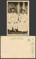 Delcampe - Korea Vintage Postcard Korean Old Couple Native Man Woman Costumes Chosen 朝鮮 老夫婦 - Non Classés