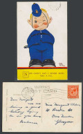Delcampe - MABEL LUCIE ATTWELL 1931 Old Postcard Police, Don't Say I Never Send You PC 1813 - Non Classés
