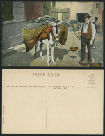 Delcampe - Gibraltar Old Postcard Charcoal Hawker - CITY MILL LANE - Gibraltar