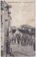 Delcampe - Mignano Monte Lungo (Caserta) - Viaggiata 1917 - Largo Croce E Via Cesare Battisti - Caserta