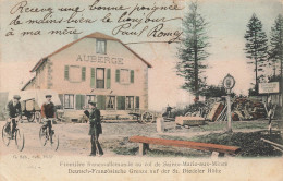 Delcampe - CPA Frontière Franco-Allemande Au Col De Sainte Marie Aux Mines-Auberge-Timbre-RARE   L4803 - Sainte-Marie-aux-Mines
