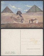 Delcampe - Egypt R. Carl L. Artist Signed Old Postcard Pyramiden Mit Sphinx, Pyramids Camel - Sonstige & Ohne Zuordnung
