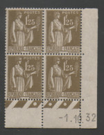 Delcampe - Coin Daté Du Timbre De France N° 0287 Du 1 10 32 Neuf ** - Autres & Non Classés