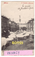 Delcampe - Lombardia Milano Il Verziere Mercato Milanese Animata Veduta Anno 1908 (f.piccolo/v.retro) - Mercados