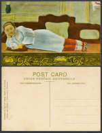 Delcampe - China Old Color Postcard Bound-Footed Chinese Shanghai Lady Reading Foot Binding - China