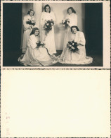 Delcampe - Hochzeit Wedding Braut Und Brautjungern Atelierfoto 1940 Privatfoto - Hochzeiten