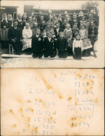 Delcampe - Ansichtskarte  Hochzeit - Gruppenfoto Soldaten Trachten Tschechien 1934 - Hochzeiten