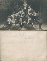 Delcampe - Foto  Gruppe Beim Sport Frauen Pompadour-Frisuren 1914 Privatfoto - Sonstige & Ohne Zuordnung