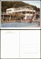 Delcampe - Ansichtskarte Wiesbaden Opelbad Freibad Belebt Schwimmbad 1959 - Wiesbaden