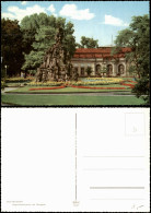 Delcampe - Ansichtskarte Erlangen Hugenottenbrunnen Mit Orangerie 1970 - Erlangen