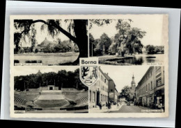 Delcampe - Borna Volksplatz Ernst-Thaelmann-Strasse - Borna