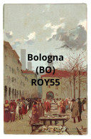 Delcampe - Emilia Romagna Bologna Citta'piazzola Mercato Ferrivecchi Animatissima Primi 900 (ill.craffonara) - Mercados