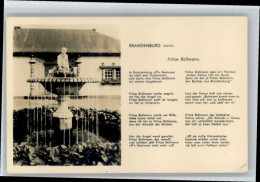 Delcampe - Brandenburg Havel Gedicht Fritze Bollmann - Brandenburg