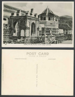 Delcampe - Ceylon Old Real Photo Postcard Temple Of The Sacred Tooth Kandy, Entrance Street - Sri Lanka (Ceylon)