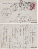 Delcampe - # TREVISO: Testatina- PREMIATA TIP. G. NARDI    1904 - Treviso