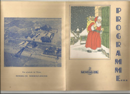 Delcampe - BORDEAUX , USINE MONDIAL - OIL  A BASTIDE , PROGRAMME DU NOEL 1953 DANS LES SALONS DU SPLENDIDE - Programs