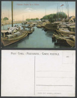 Delcampe - China Old Colour Postcard Chinese Junks In River Scene Native Boats Sampans Flag - China
